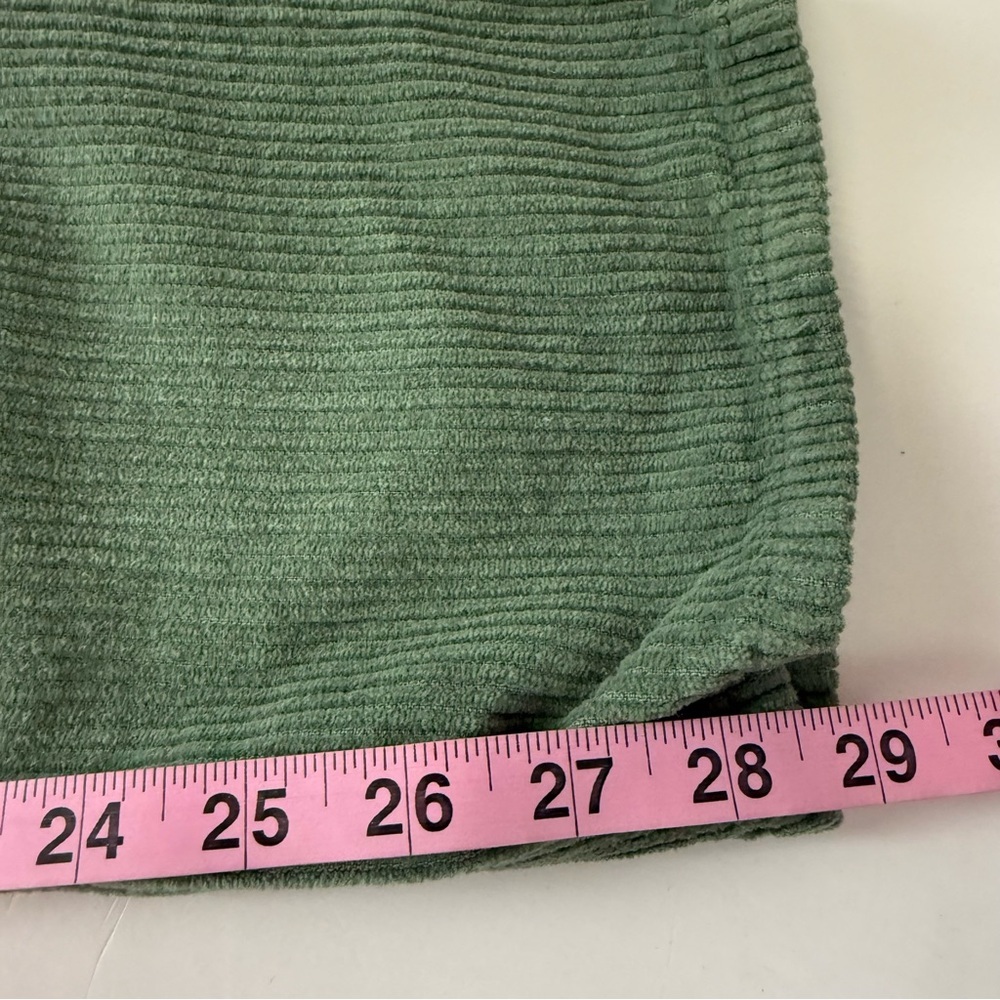 Reformation Cynthia Pants Womens 25 Green Corduroy High Rise Straight Moss Jeans - Picture 12 of 12